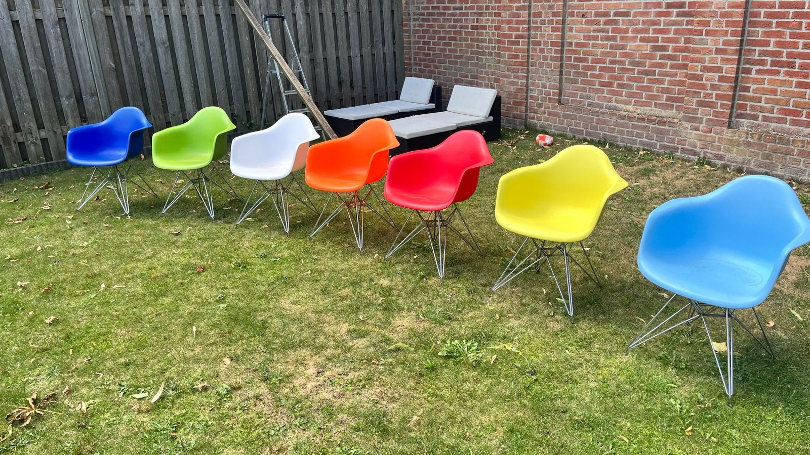 Vitra Eames DAR stoelen (Replica) - €25 per stuk, Huis en Inrichting, Stoelen, Ophalen, Kunststof, Gebruikt, Overige kleuren