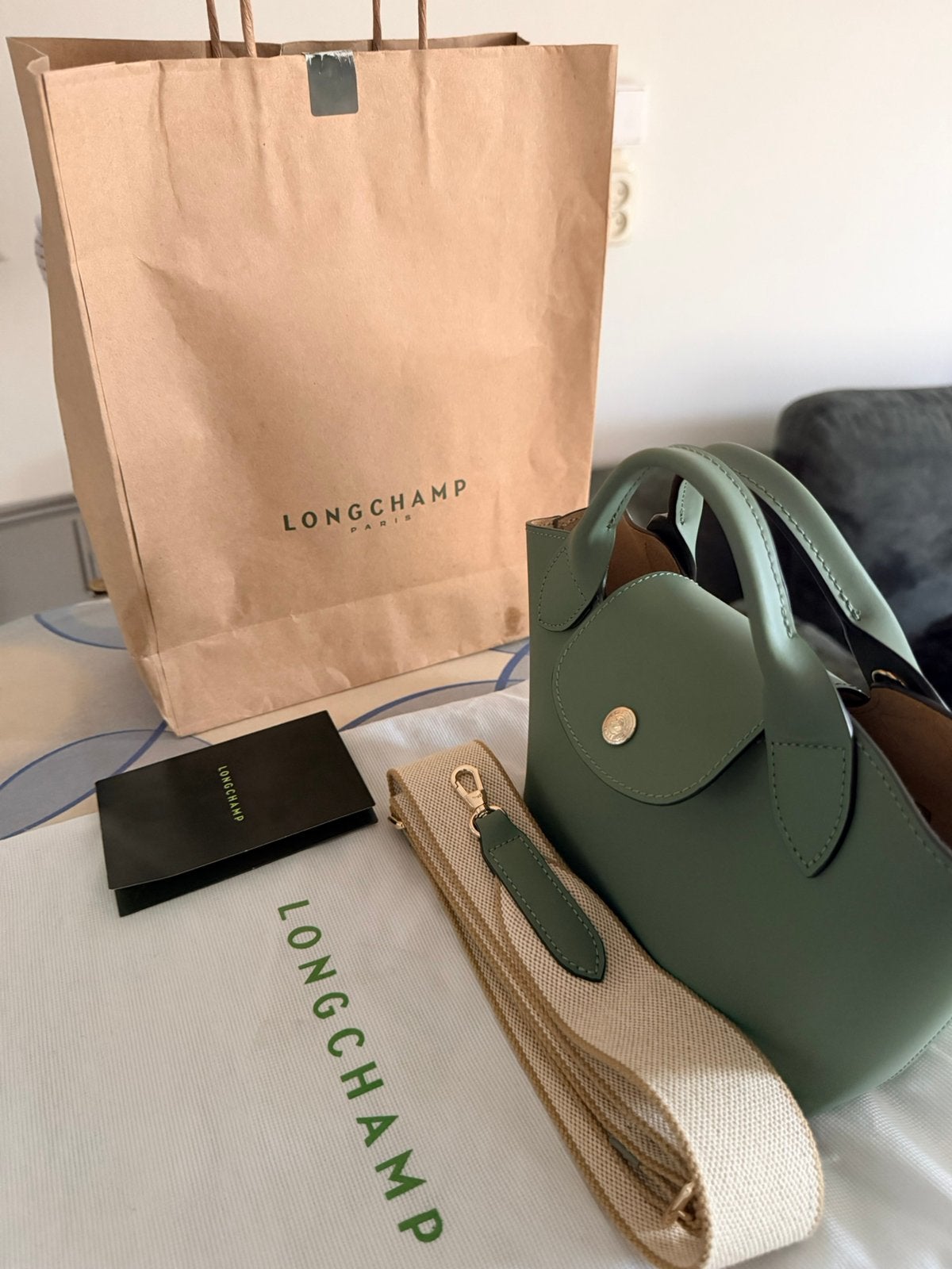 Longchamp Épure shopper xs (tas,tasje,handtas), Ophalen of Verzenden, Zo goed als nieuw, Handtas