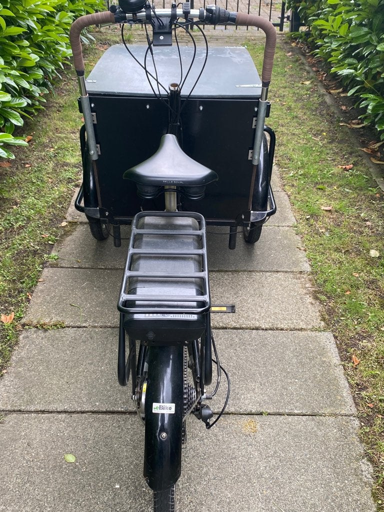 Bakfiets, Fietsen en Brommers, Fietsen | Bakfietsen, Gebruikt, Overige merken, Goederen, Elektrisch, Trommelrem, Ophalen