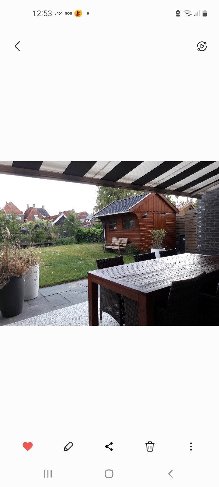 zonnescherm, Tuin en Terras, Zonneschermen, 150 tot 300 cm, Ophalen, Gebruikt