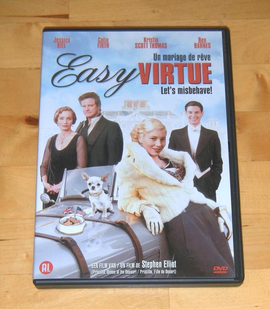 dvd - Easy Virtue - Jessica Biel - Colin Firth, Alle leeftijden, Ophalen, Zo goed als nieuw, Romantische komedie