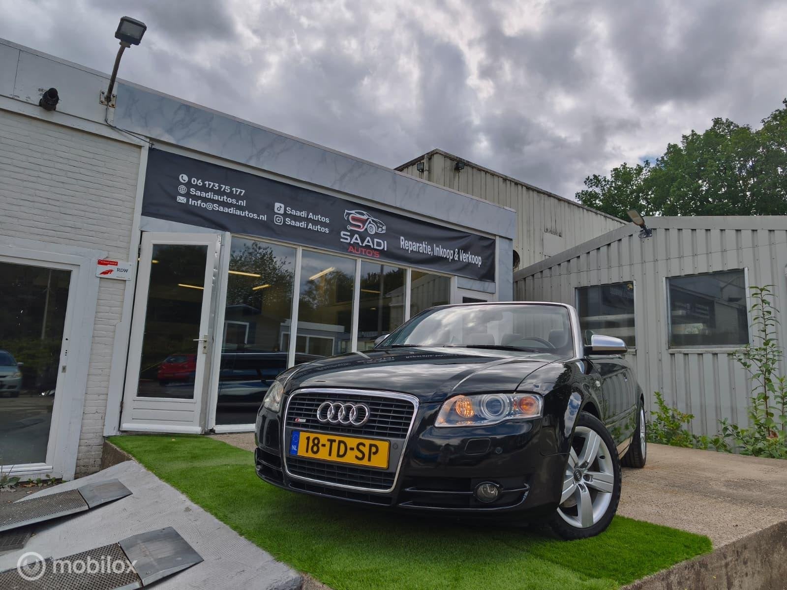 Audi A4 Cabriolet 2.0 TFSI Pro Line, Gebruikt, Zwart, 4 cilinders, 4 stoelen