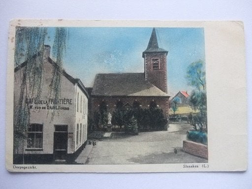 P302 Slenaken - Dorpsgezicht met kerk - 1951, Verzenden, 1940 tot 1960, Gelopen, Limburg