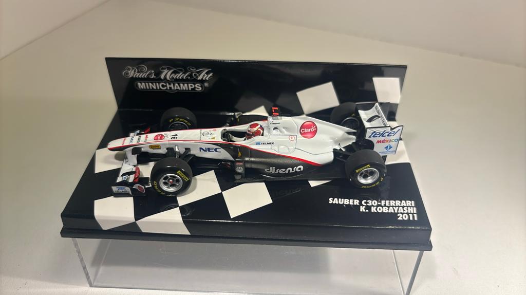F1 sauber c30 ferrari k.kobayashi 2011 minichamps 1.43, Auto, Ophalen of Verzenden, MiniChamps, A
