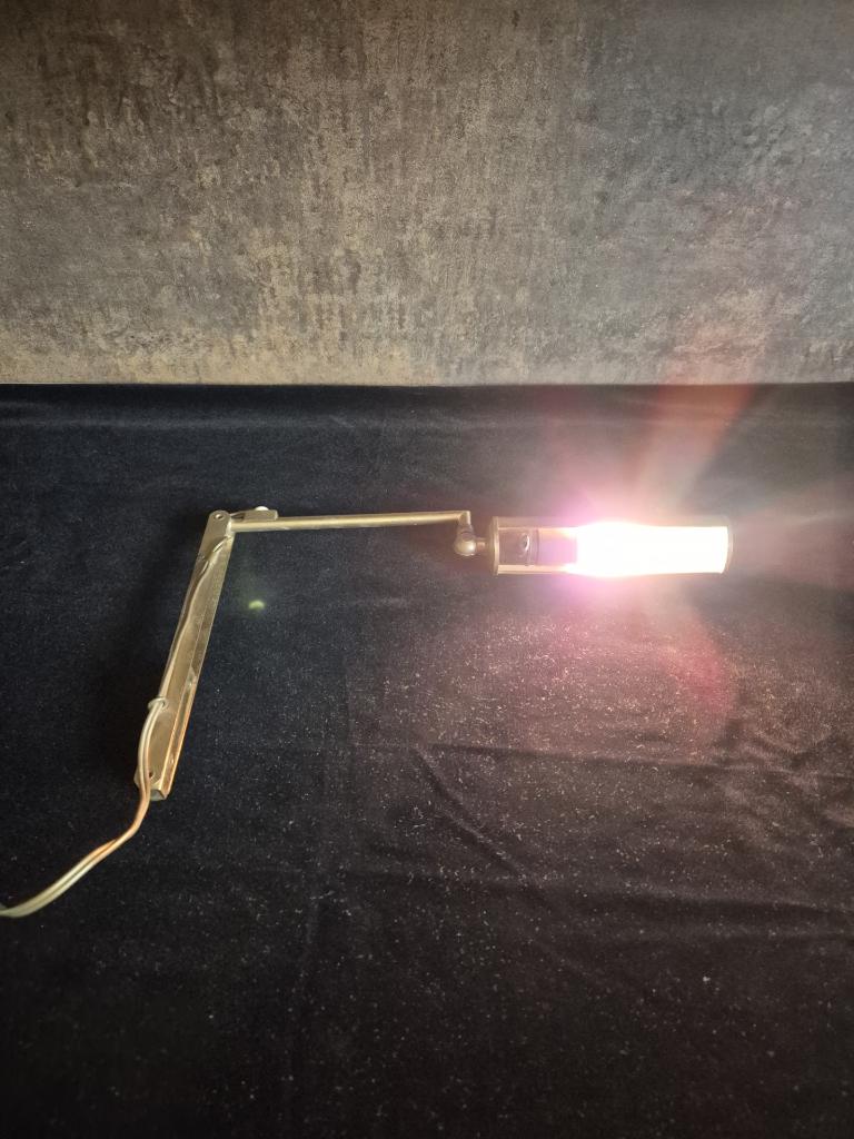 Vintage - Schilderijlamp - Wandlamp - Koper - Jaren '50., Ophalen of Verzenden, Gebruikt, Metaal, VINTAGE