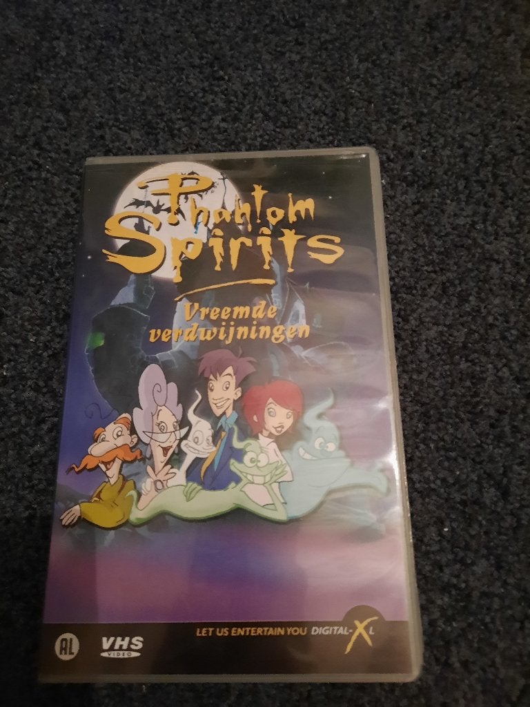 PHANTOM SPIRITS! Tekenfilm Op VIDEO!, Tekenfilm, Verzenden, Zo goed als nieuw, Vanaf 6 jaar