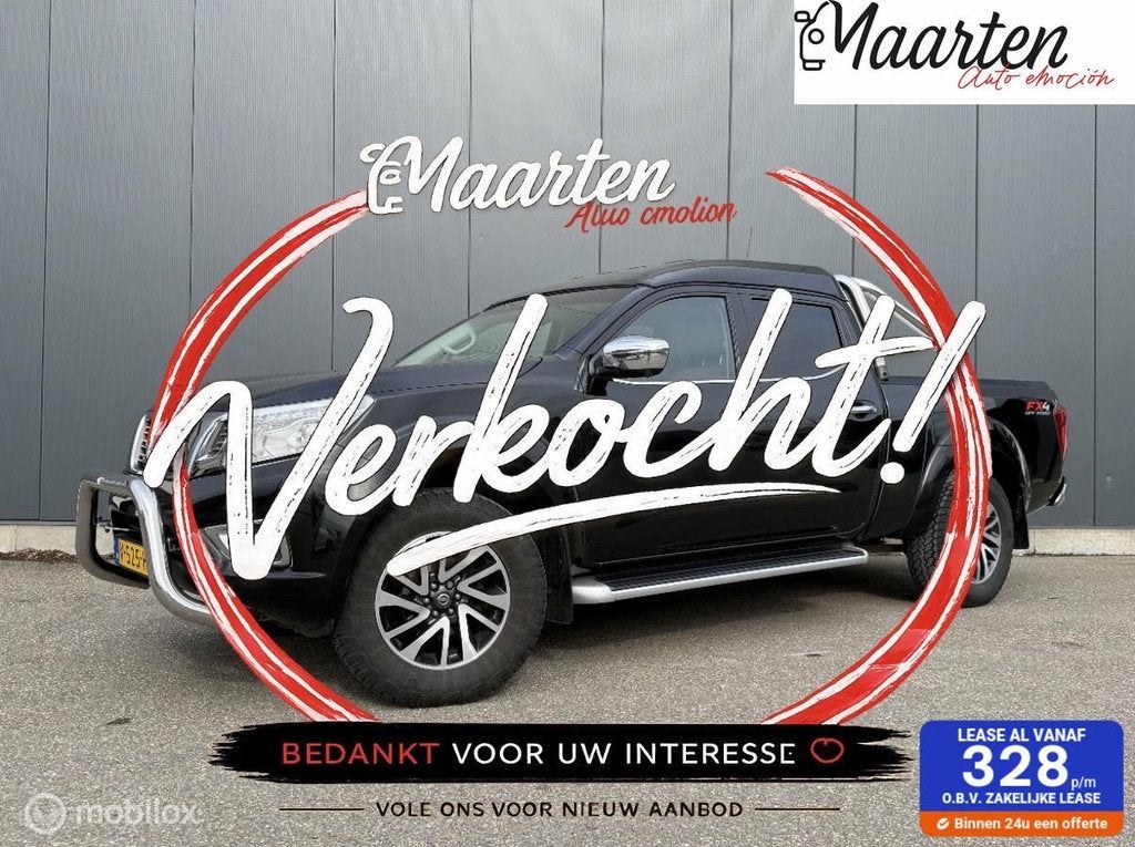 Navara Automaat 5 seats/Leer/Xenon/360 camera/stoelverw, Auto's, Nissan, Bedrijf, Navara double cab, 360° camera, 4x4, ABS, Achteruitrijcamera