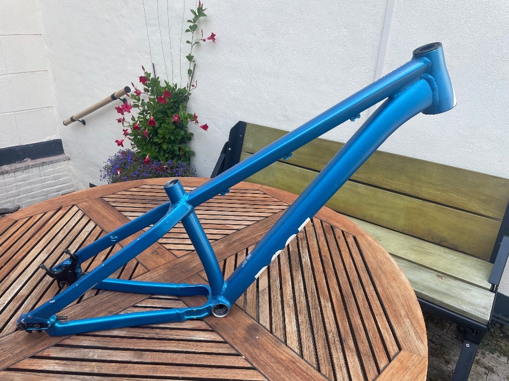 ROSE Bruce blauw fietsframe maat M, Fietsen en Brommers, Fietsonderdelen, Ophalen, Frame, Gebruikt, BMX