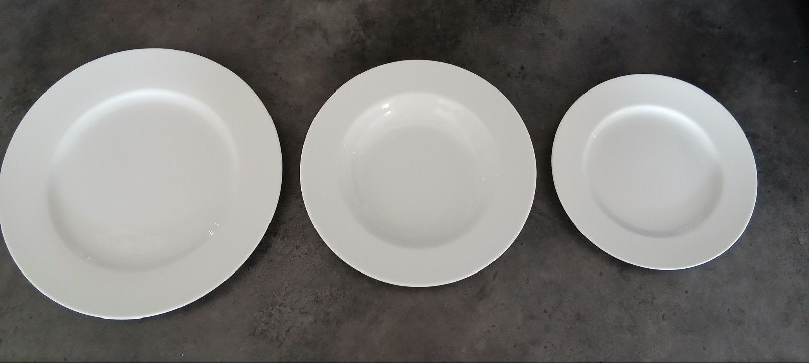 Eetservies wit, Huis en Inrichting, Woonaccessoires | Onderzetters, Wit, Ophalen
