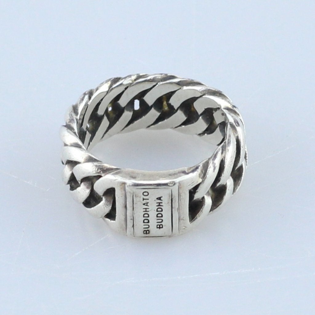 Buddha to Buddha Chain Ring Maat 16, Sieraden, Tassen en Uiterlijk, Ringen, Buddha to Buddha, Zo goed als nieuw, Support@buddhatobuddha.com