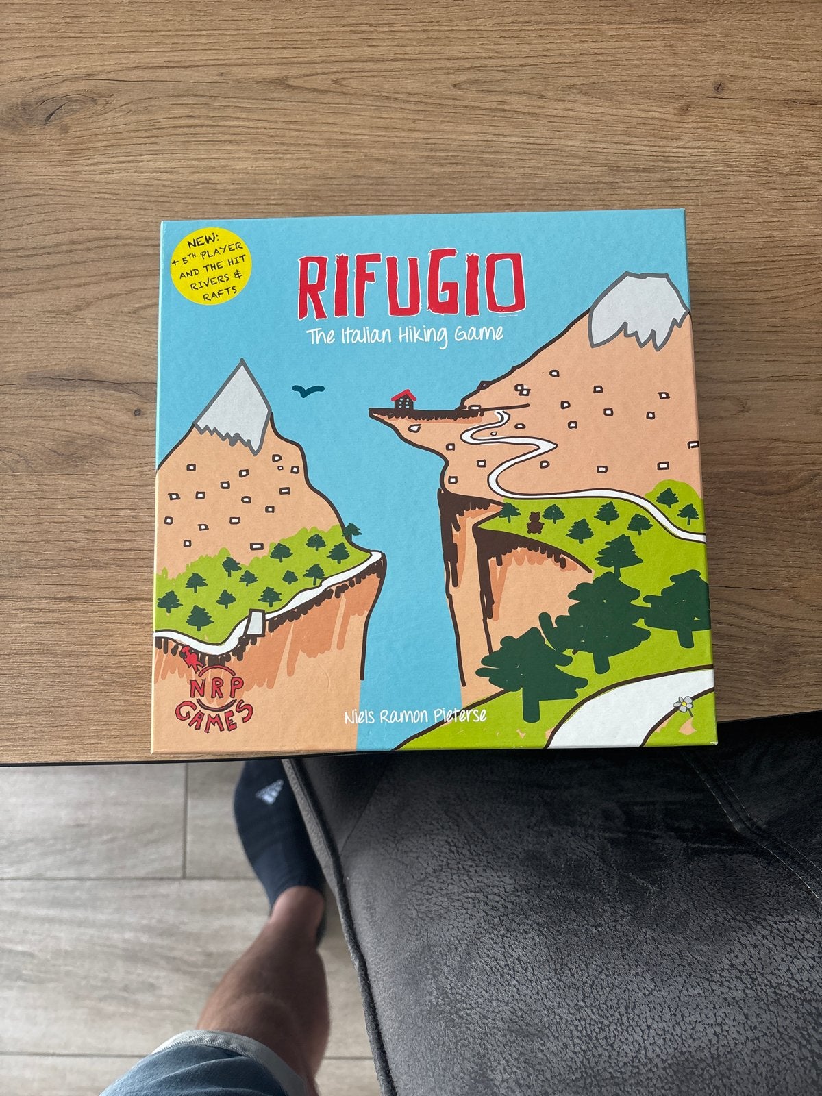 Rifugio: The Italian Hiking Game - Bordspel, Een of twee spelers, Ophalen of Verzenden, Zo goed als nieuw