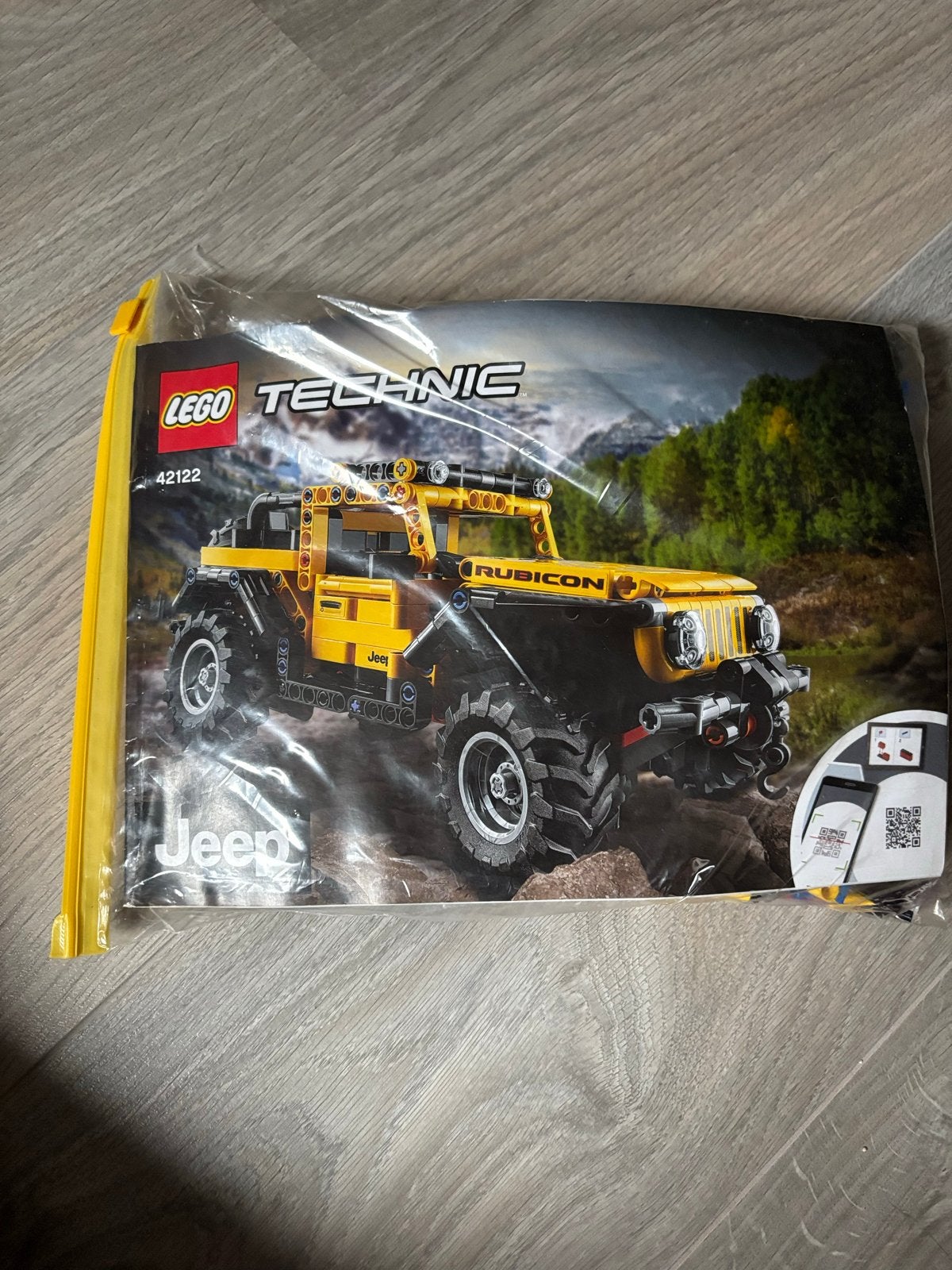 Lego Technic 42122 Jeep Wrangler Rubicon met boekje, Gebruikt, Lego, Ophalen of Verzenden, Complete set