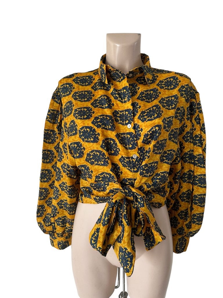 Sissel Edelo blouse One Size, Kleding | Dames, Maat 38/40 (M), Geel, Ophalen of Verzenden, Zo goed als nieuw