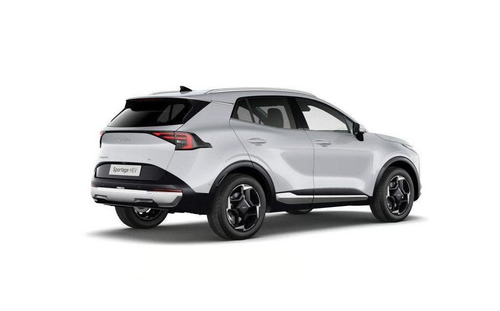 Kia Sportage 1.6 T-GDi Hybrid DynamicPlusLine | Panoramadak, Auto's, Kia, 4 cilinders, Leder en Stof, Wit, Nieuw