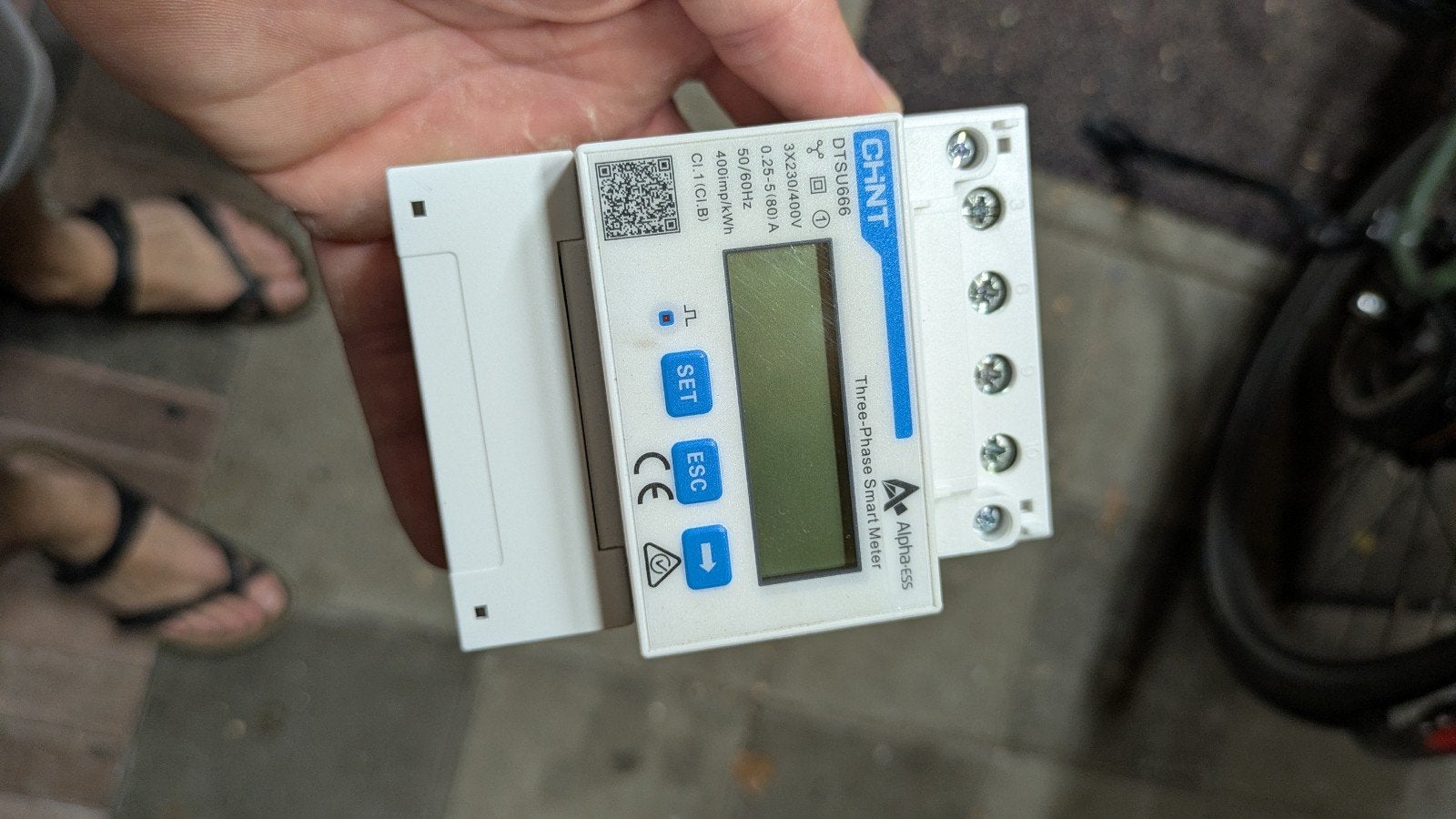 CHiNT DTSU666 Driefasige Slimme Energiemeter, Ophalen of Verzenden, Zo goed als nieuw