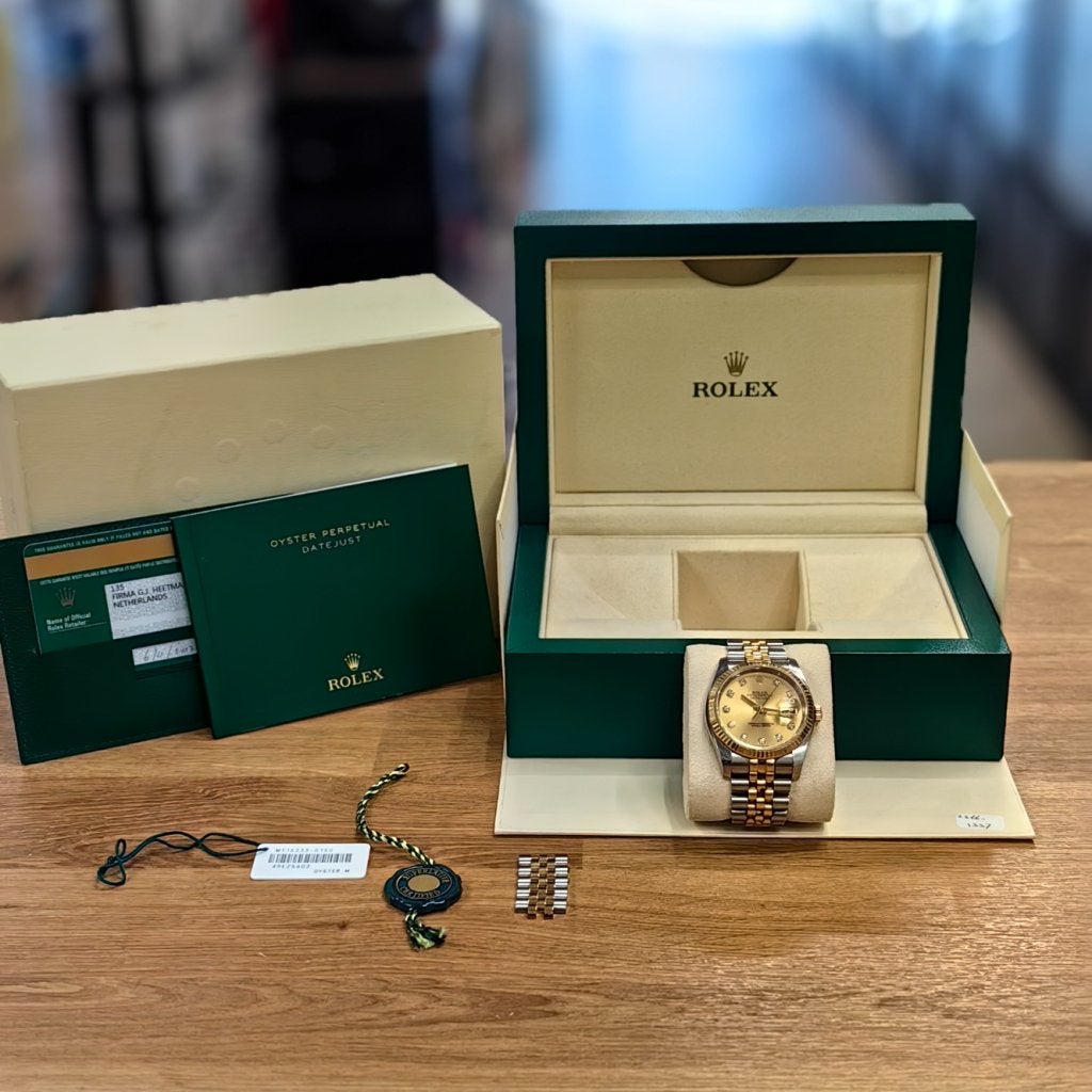 Rolex Datejust 36 116233G Unisex Horloge - Zeer Netjes!, Sieraden, Tassen en Uiterlijk, Horloges | Heren, Zo goed als nieuw