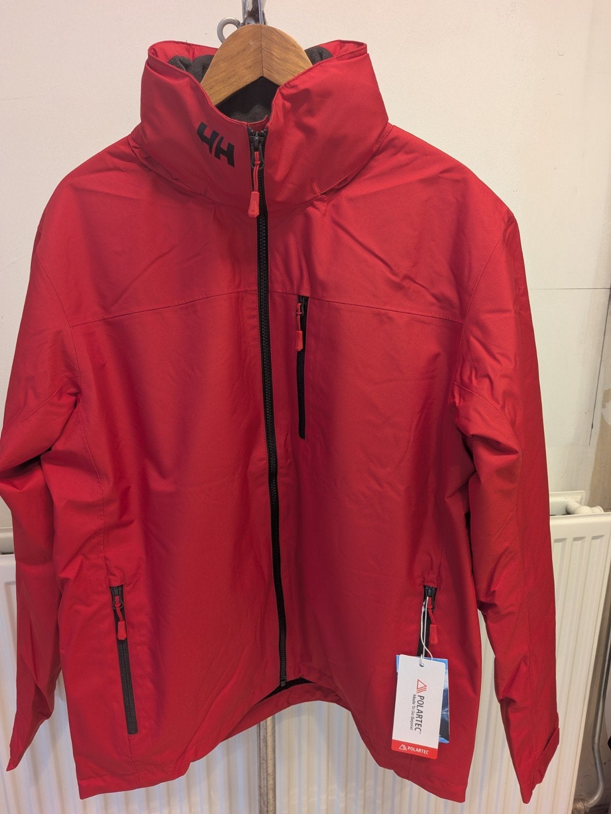 Helly Hansen Crew Hooded Midlayer Jacket 2 - Rood - Maat L, Ophalen of Verzenden, Nieuw