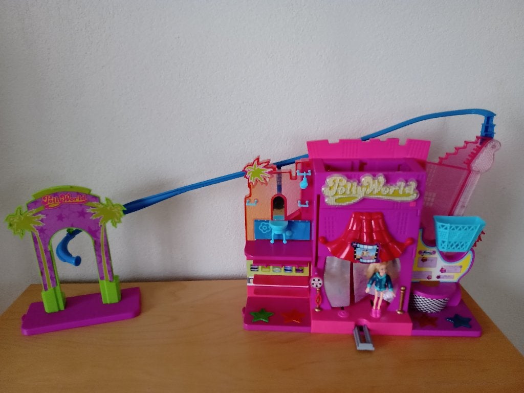 Polly Pocket PollyWorld Rockin' Theme Park uit 2006, Verzamelen, Poppetjes en Figuurtjes, Ophalen of Verzenden, Gebruikt