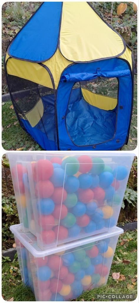 Ballenbak tent met ballen, Kinderen en Baby's, Speelgoed | Speeltenten, Zo goed als nieuw, Ophalen