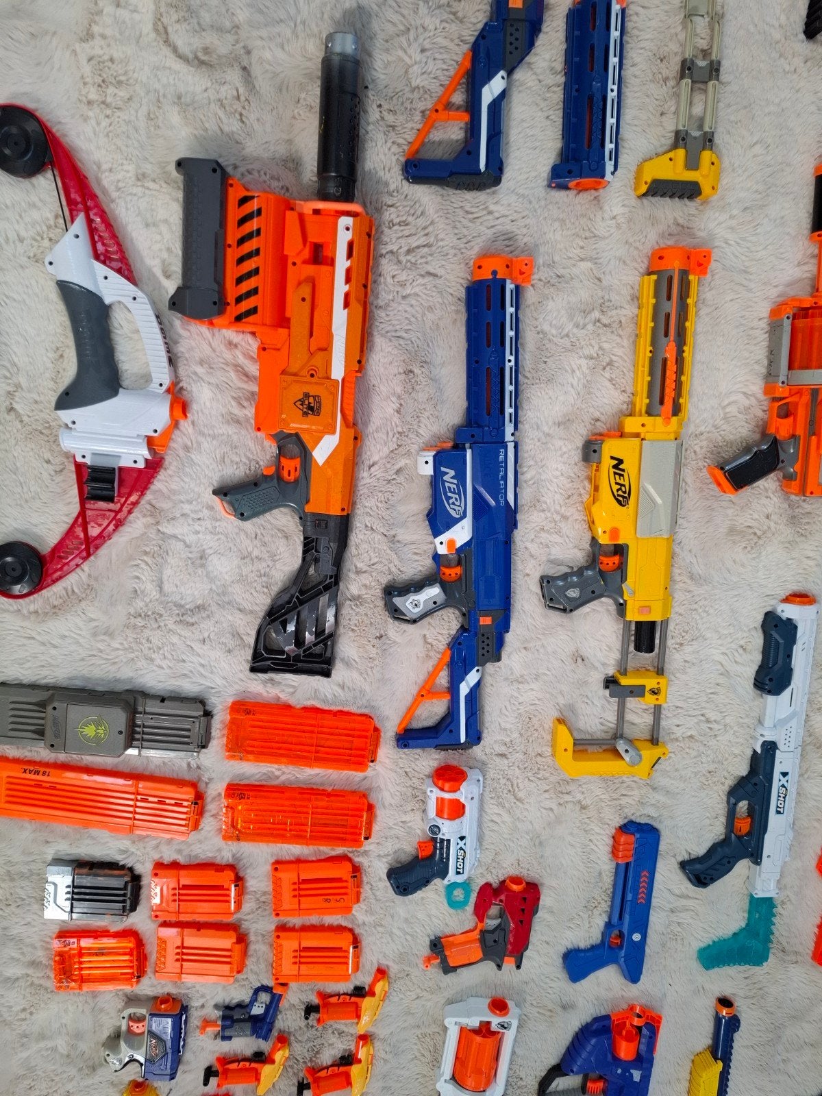 grote collectie nerf pistolen aangeboden, Ophalen of Verzenden, Zo goed als nieuw