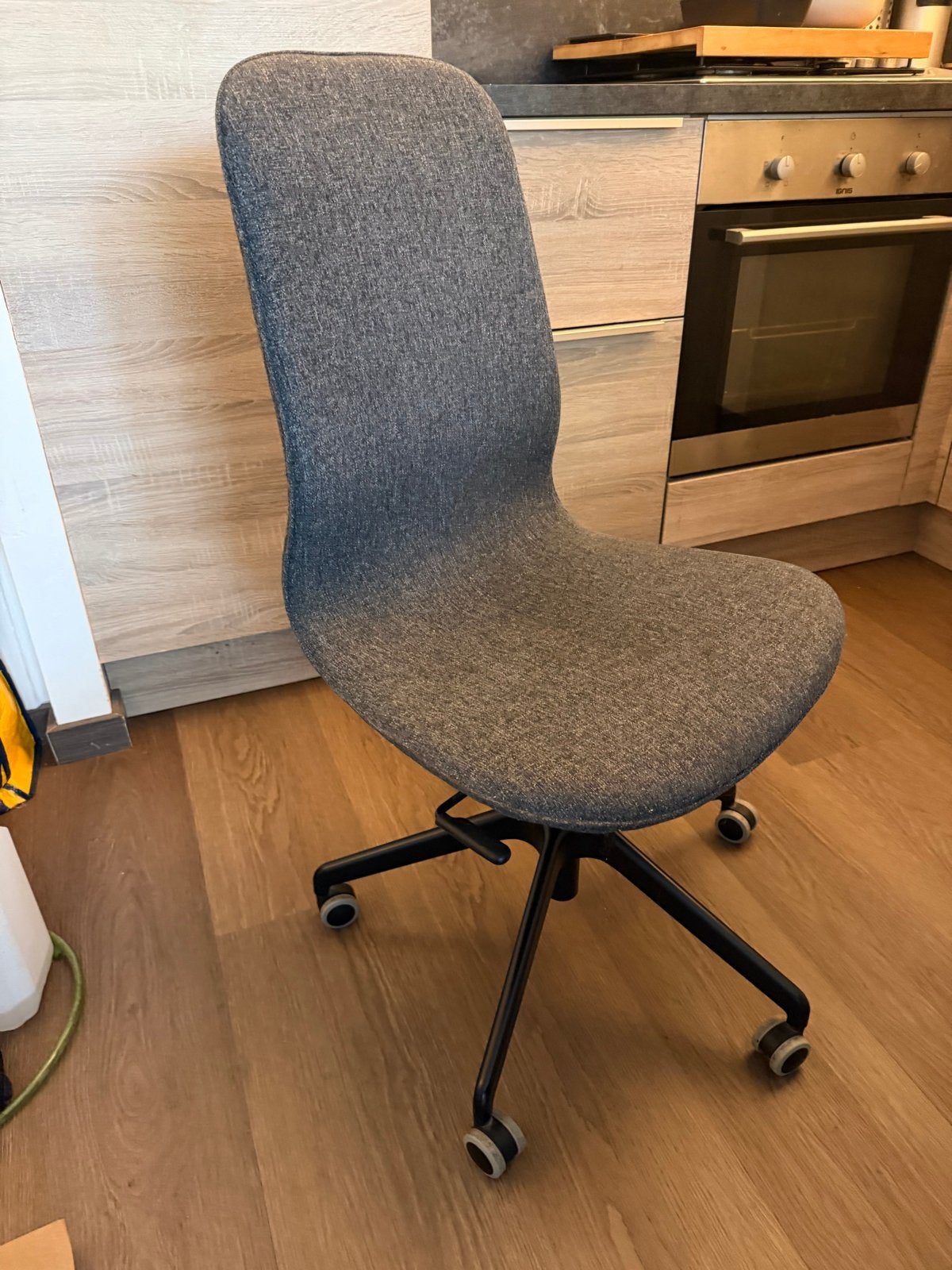 IKEA Langfjall Bureaustoel - Grijs, Ophalen, Zo goed als nieuw, Grijs, Bureaustoel