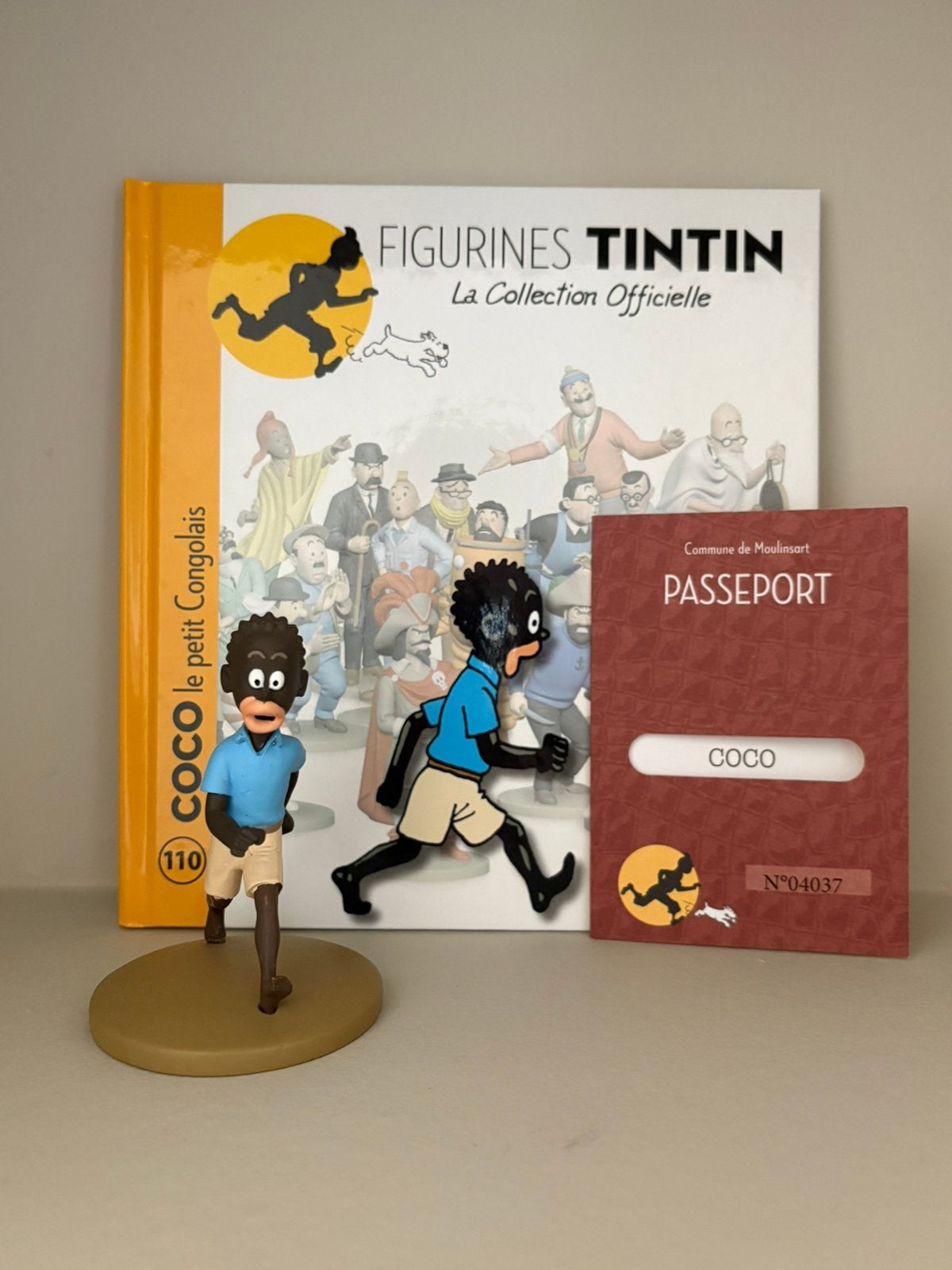 Kuifje/Tintin beeld Coco Moulinsart, Ophalen of Verzenden, Kuifje, Zo goed als nieuw, Beeldje of Figuurtje