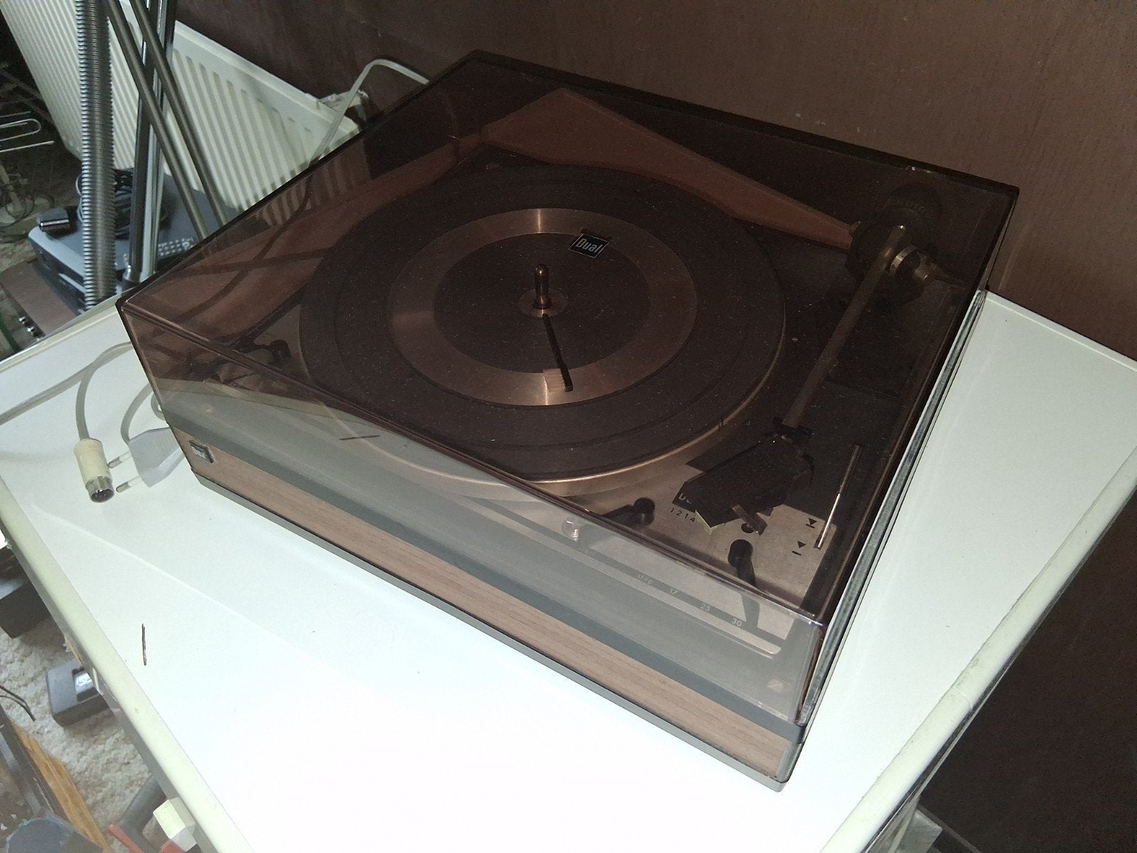 Vintage Platenspeler Dual 1214 type CS16, Audio, Tv en Foto, Platenspelers, Ophalen, Dual
