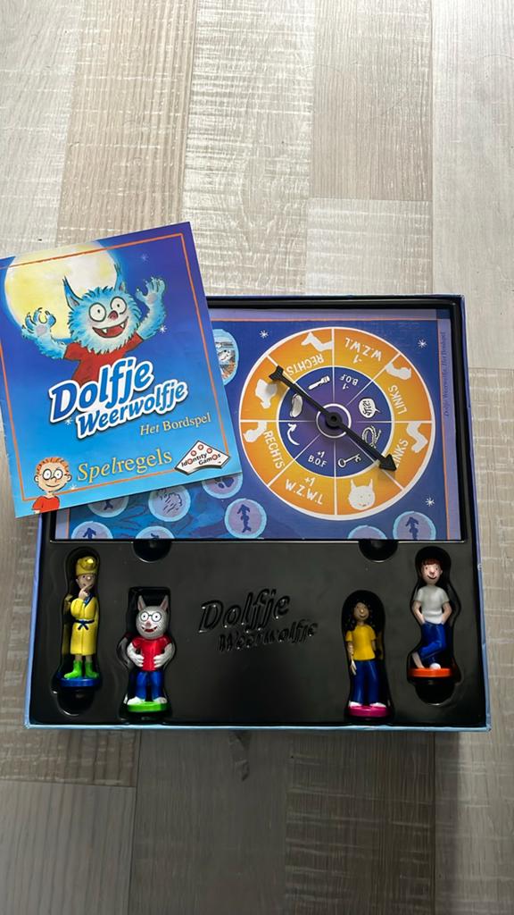 Dolfje Weerwolfje Het Bordspel - Compleet, Hobby en Vrije tijd, Gezelschapsspellen | Bordspellen, Drie of vier spelers, Ophalen of Verzenden