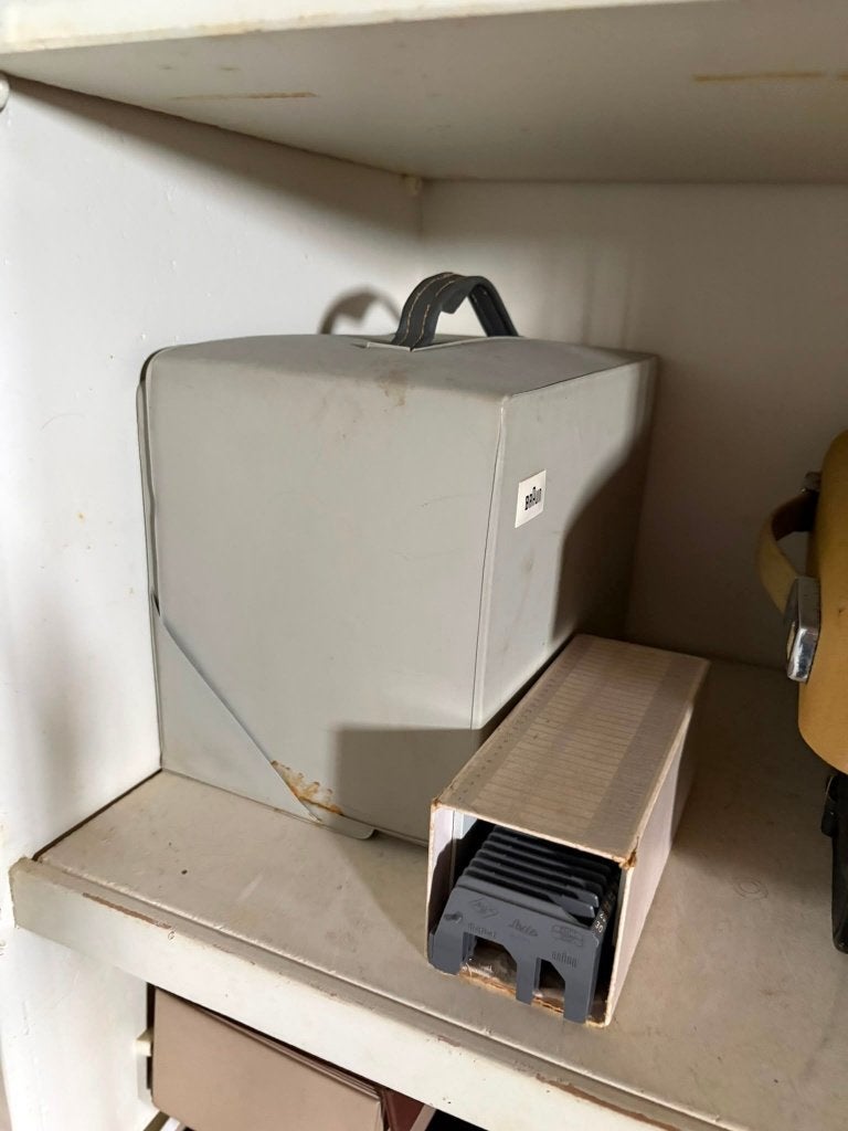 Braun Diaprojector, Audio, Tv en Foto, Diaprojectors, Ophalen, Gebruikt
