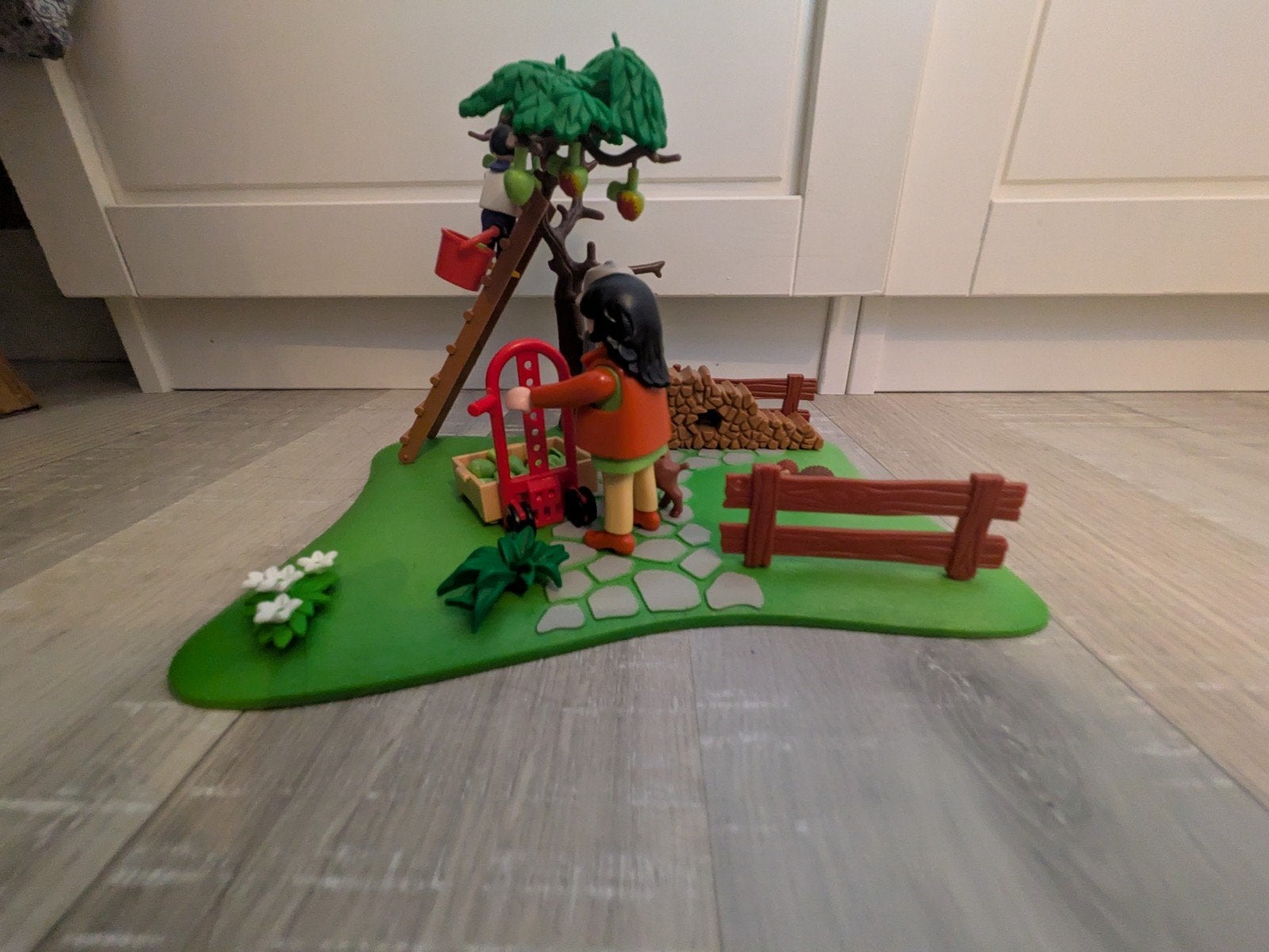 Playmobil Set: Appels Plukken in Boomgaard, Ophalen of Verzenden, Zo goed als nieuw, Complete set, Overige typen