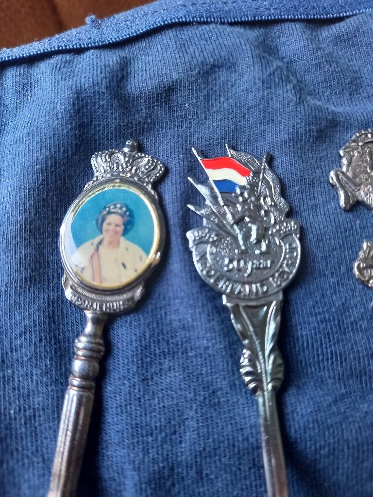 Set van 3 Nederlandse herdenkingslepels, Ophalen of Verzenden