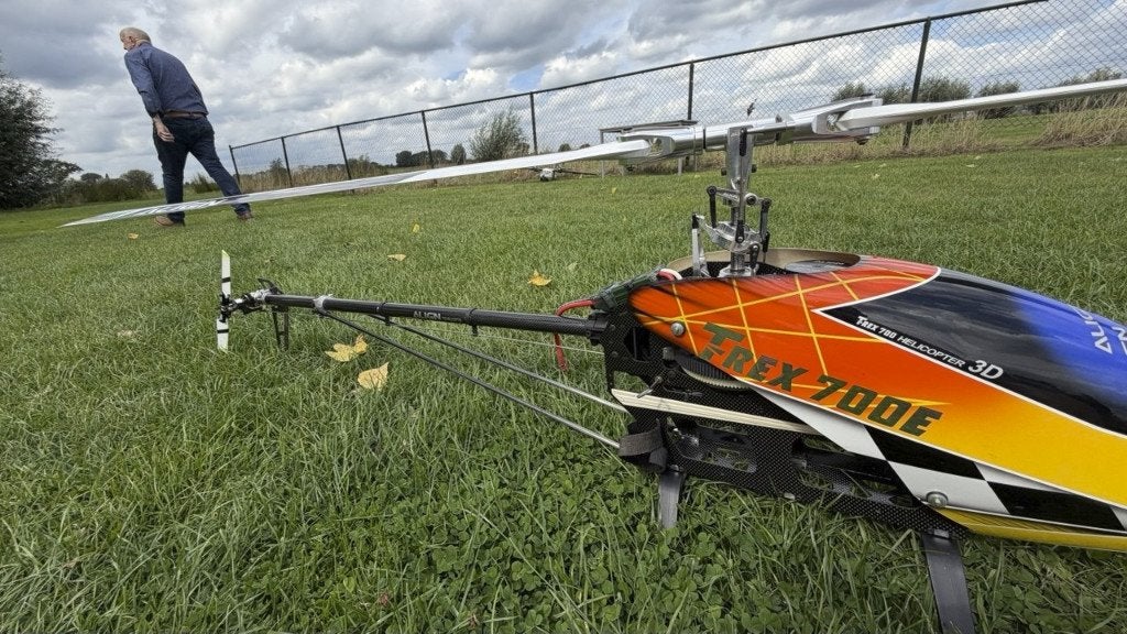 Trex 700E FBL V2 Super Combo (Silver Edition) Vliegklaar, Gebruikt, RTF (Ready to Fly), Helikopter, Ophalen