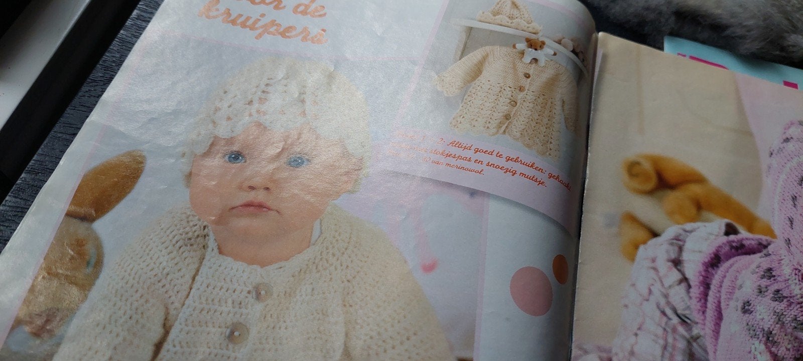 4 BABY BREIPATROON BLADEN, PATRICIA EN 1 JACQUELINE SPECIAL, Ophalen of Verzenden, Gebruikt, Breien of Haken, Patroon of Boek