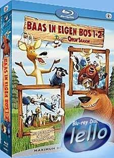 Blu-ray: Baas in Eigen Bos 1 & 2 Box (Open Season) nieuw NL, Cd's en Dvd's, Blu-ray, Ophalen of Verzenden, Nieuw in verpakking