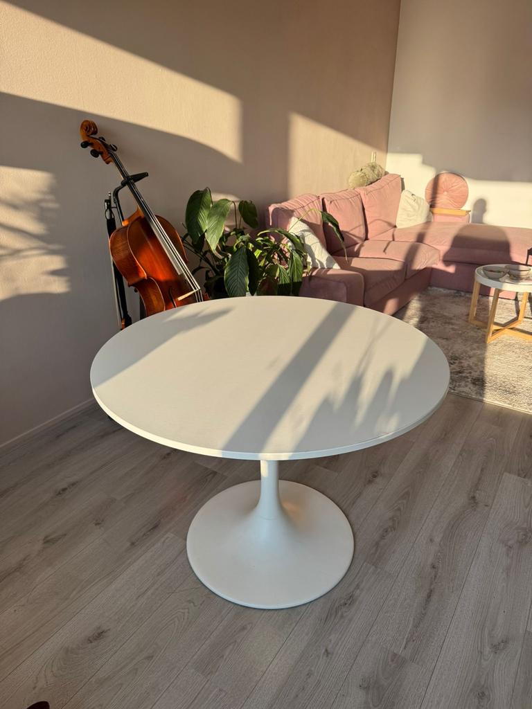 IKEA Docksta tafel - Gebruikt, Ophalen, Kunststof, Gebruikt, 100 tot 150 cm