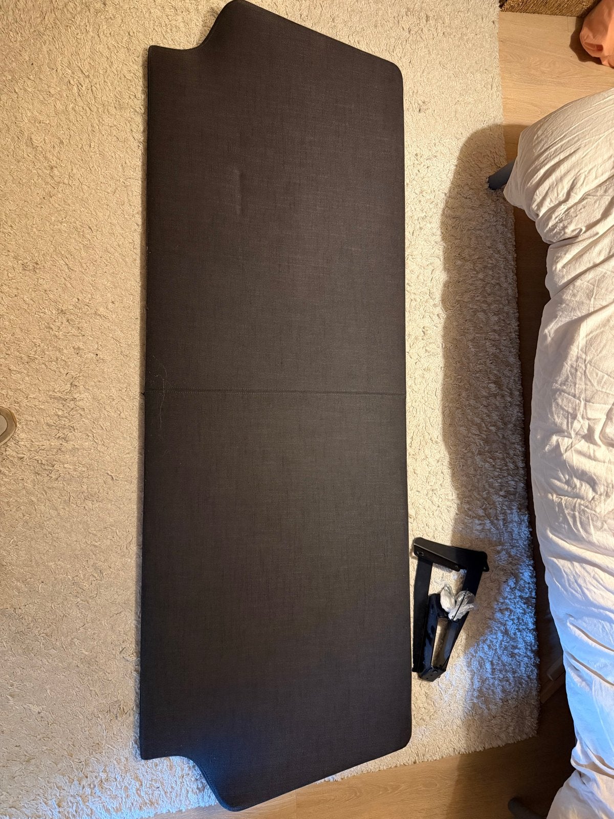 Auping Essential hoofdbord 180 cm, inclusief beugels, Ophalen, Gebruikt, Tweepersoons, 180 cm