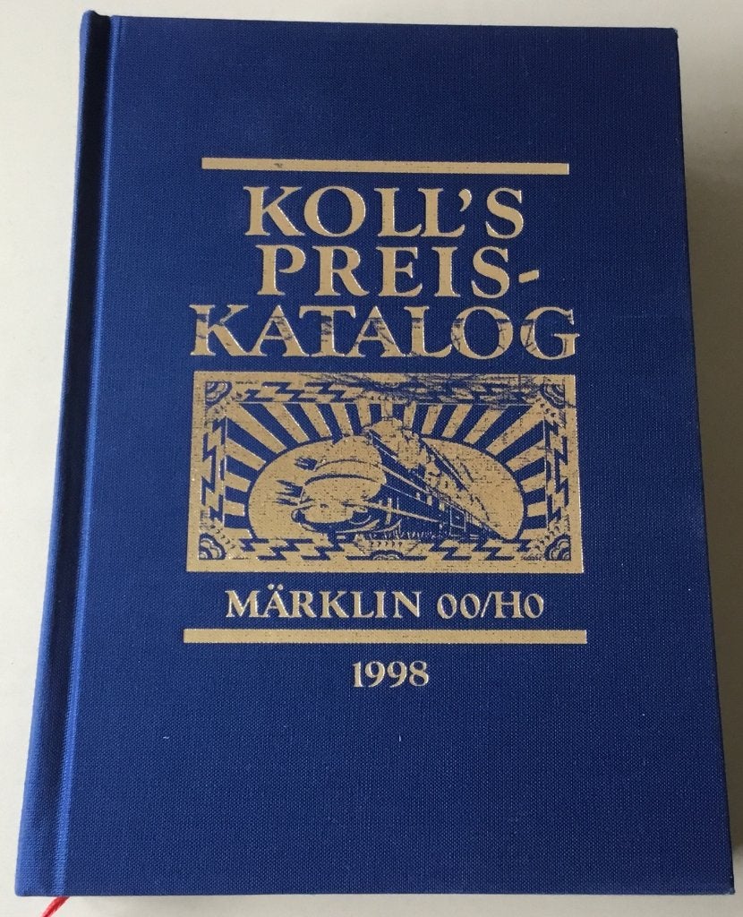 Märklin H0 Koll's Prijscatalogus 1998 gebonden editie 1168 b, Wisselstroom, Zo goed als nieuw, Märklin, Boek, Tijdschrift of Catalogus