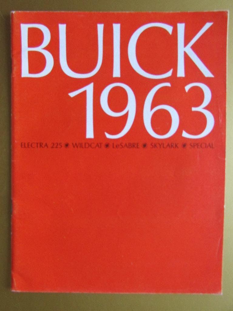 1963 Buick brochure, Nederlands, Ophalen of Verzenden, Zo goed als nieuw, Overige merken