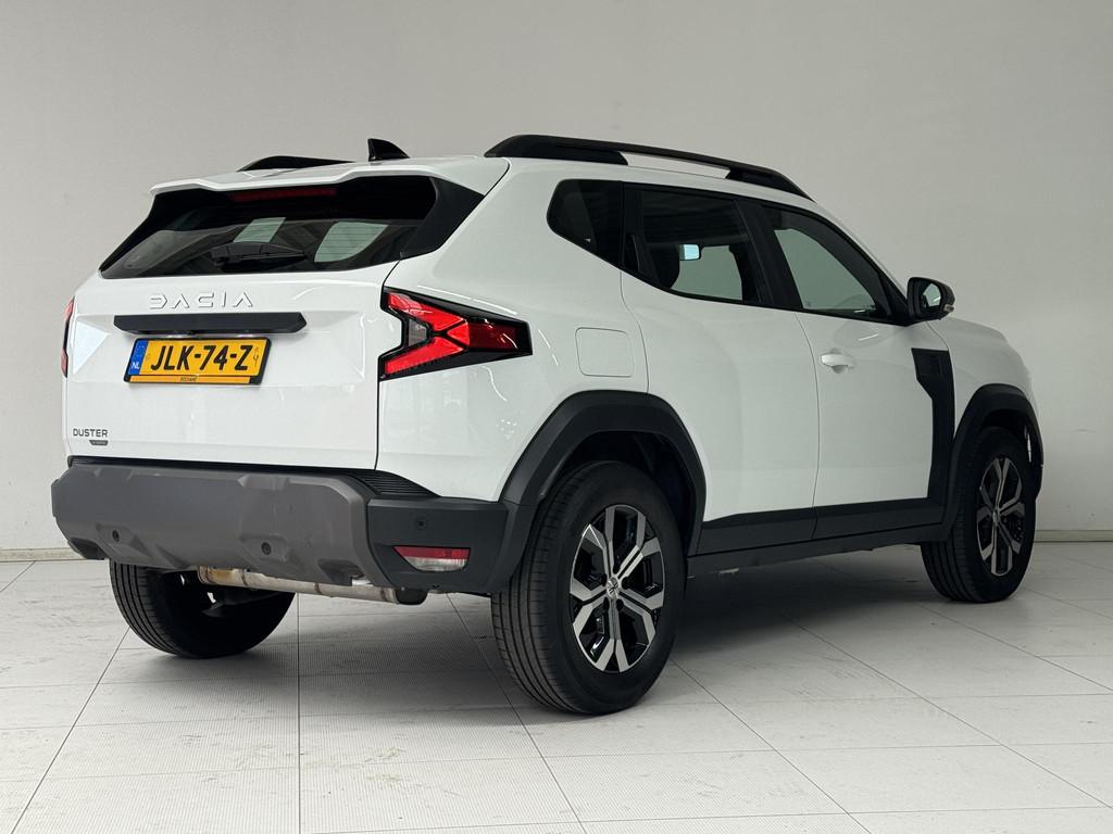 Dacia Duster 1.6 Hybrid 140 Expression | Apple CarPlay / And, Auto's, Dacia, Stof, Gebruikt, 4 cilinders, Wit