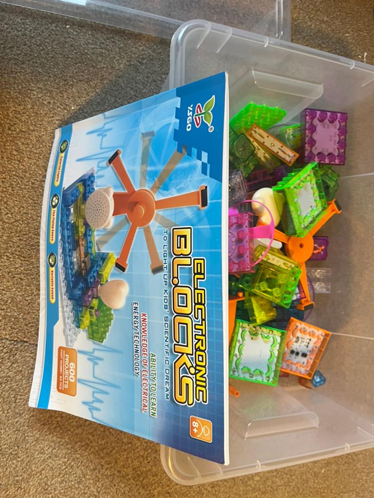Educatieve elektronische bouwset elektronic blocks, Ophalen of Verzenden, Zo goed als nieuw
