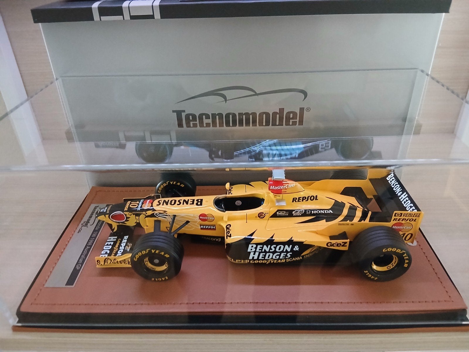 Tecnomodel 1:18 Jordan Mugen Honda 198 Australian GP 1998 -, Ophalen of Verzenden