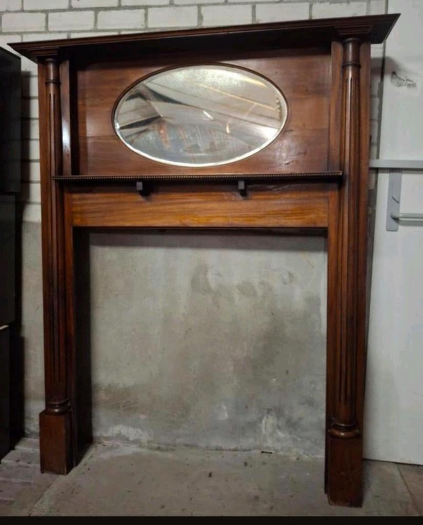 Antieke schouw, art deco stijl, schoorsteenmantel, Huis en Inrichting, Haarden, Zo goed als nieuw, Ophalen