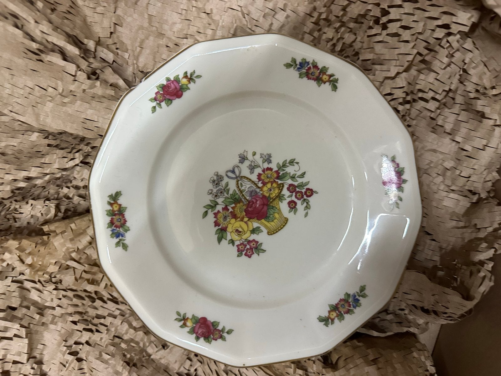 Schallenwald borden met bloemenmand decoratie, Ophalen, Gebruikt, Overige merken, Landelijk/Boerenbont