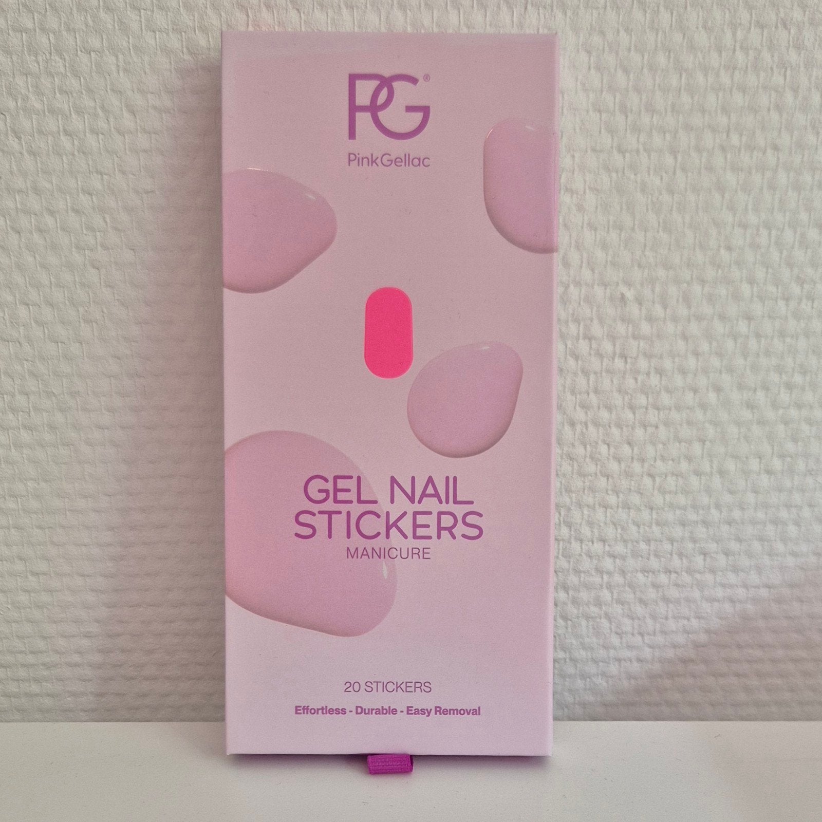 Pink Gellac Gel Nail Stickers - 006 Neon Pink NIEUW!, Ophalen of Verzenden, Nieuw, Handen en Nagels