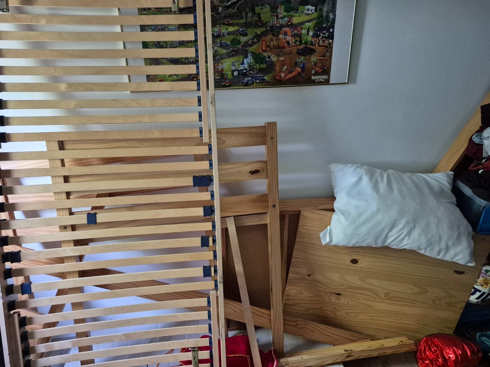 Hoogslaper, Gebruikt, 90 cm, Eenpersoons, 190 cm of minder