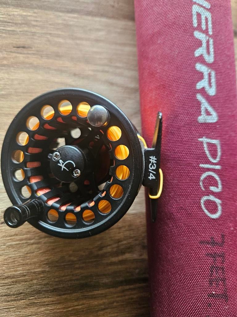 Scierra Pico 7ft #3 met een Secura #3/4, Ophalen