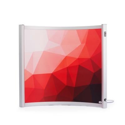 Infraroodpaneel 300W, 50x50cm, staand, gekromd, rood, Huis en Inrichting, Kachels, Ophalen, Overige soorten, Elektrisch, Zo goed als nieuw