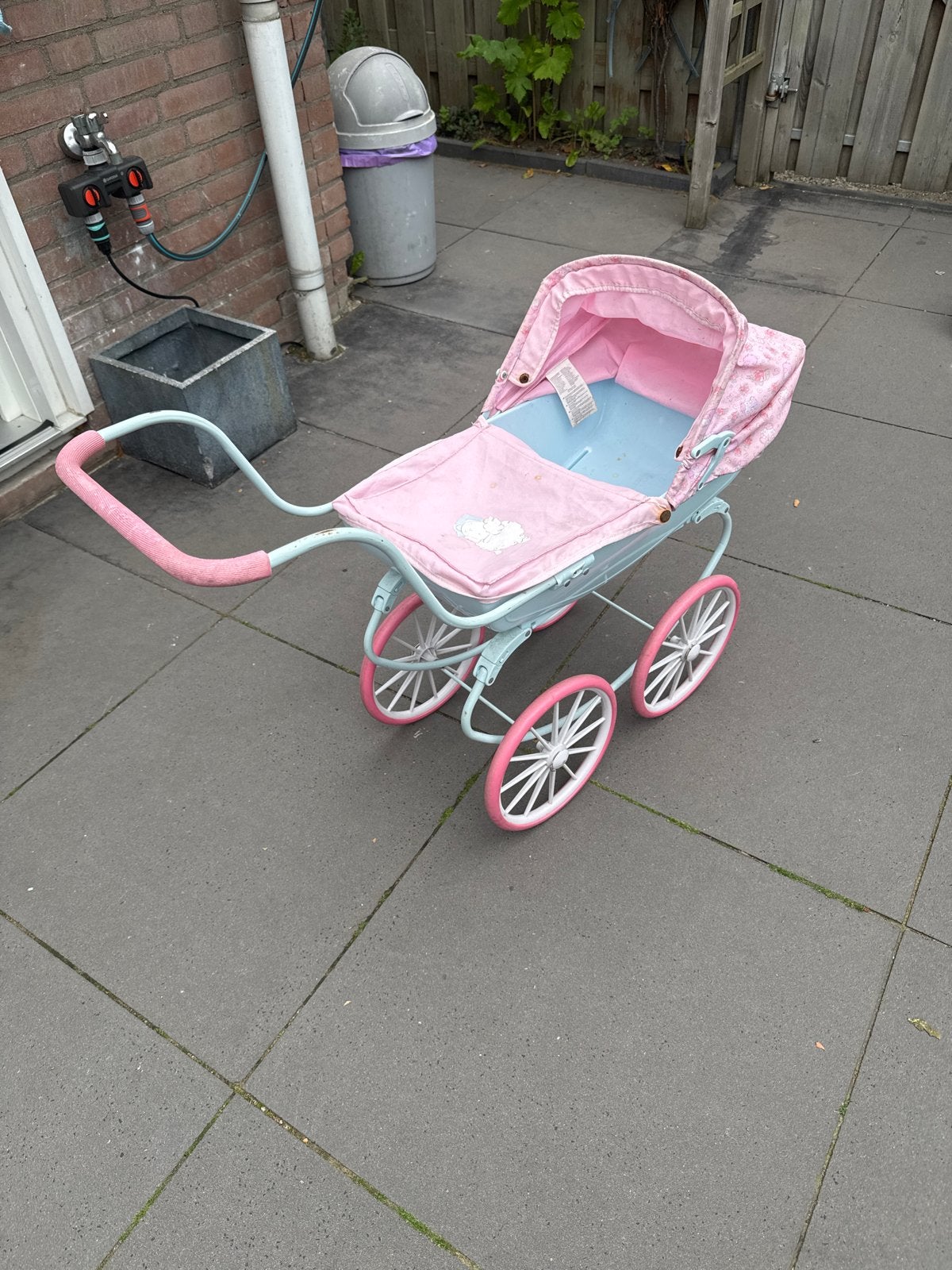 Roze speelgoed kinderwagen voor poppen, Ophalen, Gebruikt, Overige typen