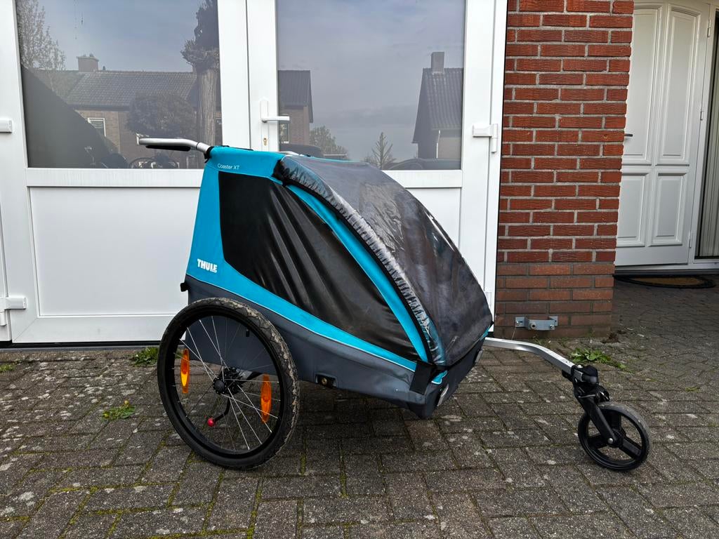 Thule Coaster Fietskar, Ophalen, Gebruikt, Opvouwbaar, Kinderkar