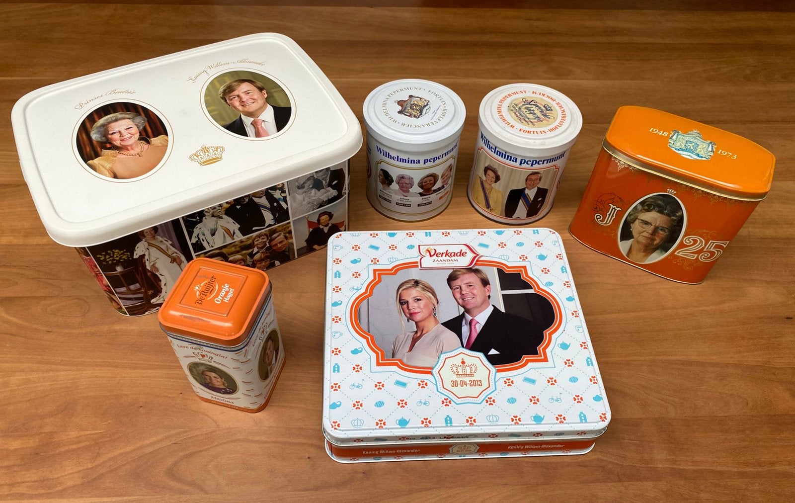 Koningshuis blikken en doos, Ophalen of Verzenden, Gebruikt, Nederland, Overige typen